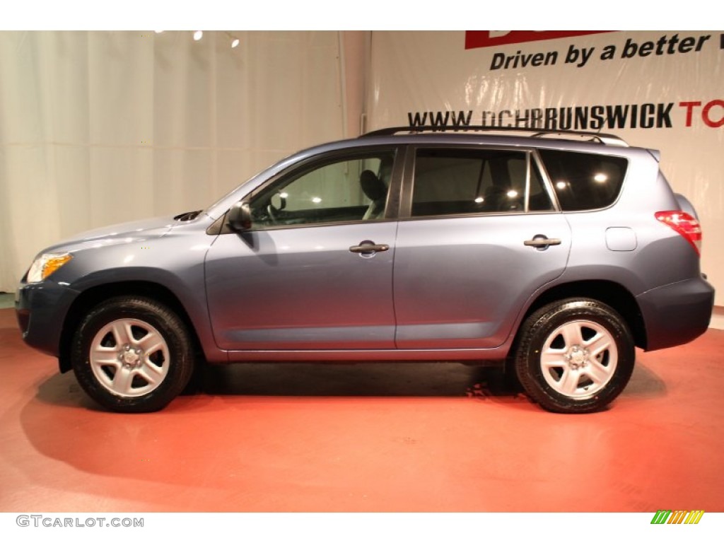 2010 RAV4 I4 4WD - Pacific Blue Metallic / Sand Beige photo #8