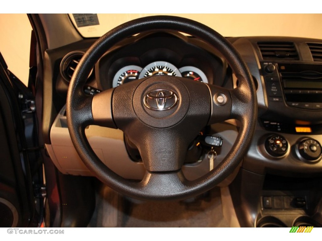 2010 RAV4 I4 4WD - Pacific Blue Metallic / Sand Beige photo #12