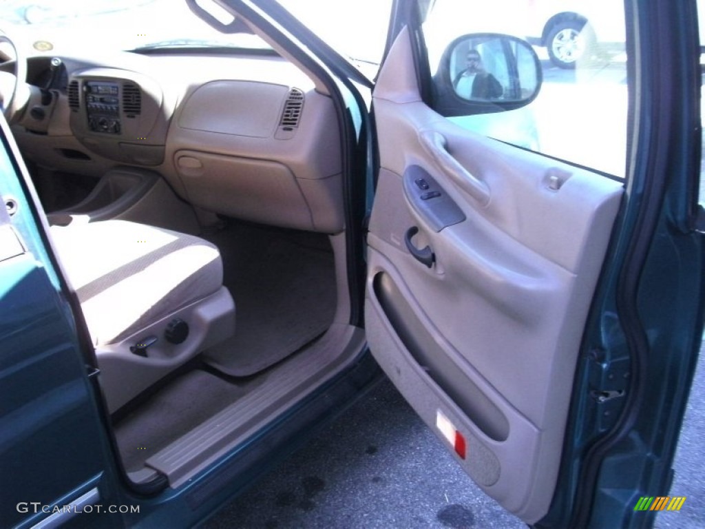 1997 Expedition XLT - Vermont Green Metallic / Medium Prairie Tan photo #14