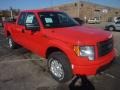 2011 Race Red Ford F150 STX SuperCab 4x4  photo #1