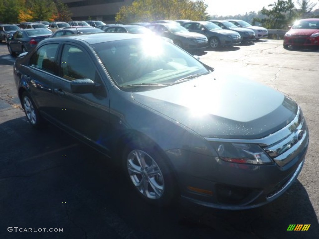2012 Fusion SE - Steel Blue Metallic / Charcoal Black photo #2