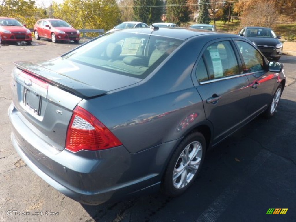2012 Fusion SE - Steel Blue Metallic / Charcoal Black photo #3