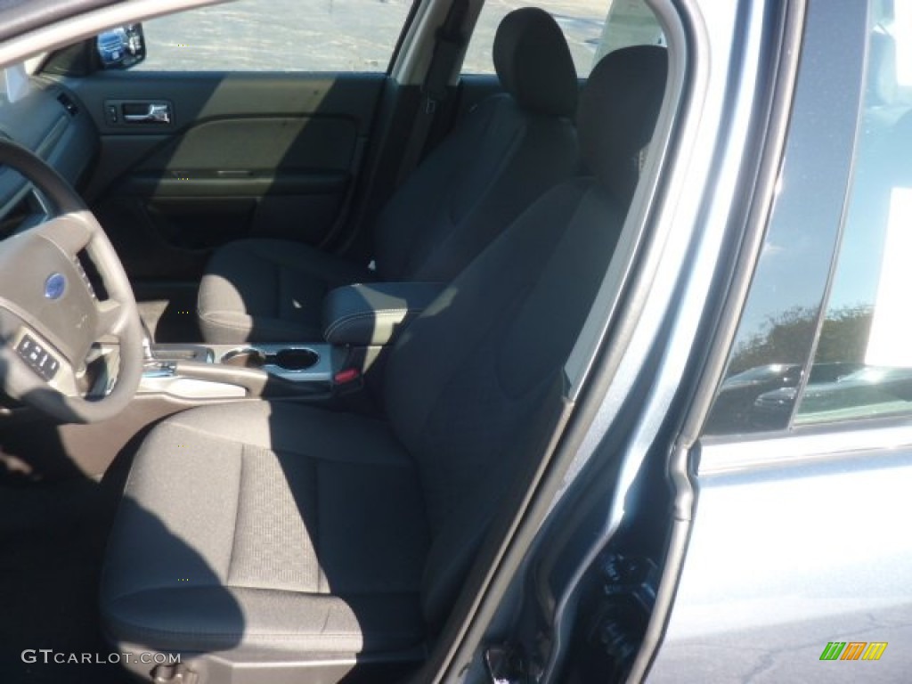 2012 Fusion SE - Steel Blue Metallic / Charcoal Black photo #8