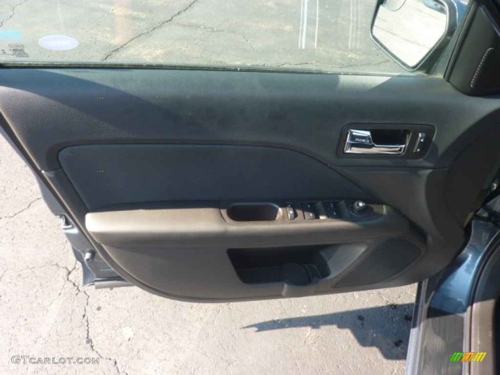 2012 Fusion SE - Steel Blue Metallic / Charcoal Black photo #11