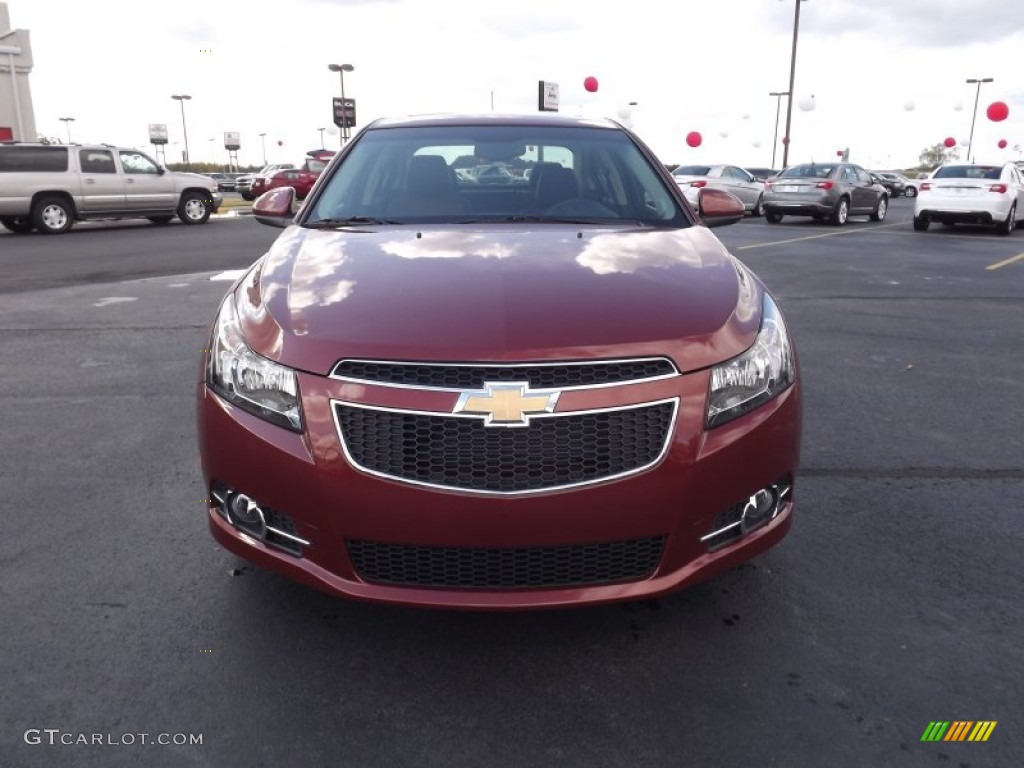 2012 Cruze LTZ/RS - Autumn Red Metallic / Jet Black/Brick photo #2