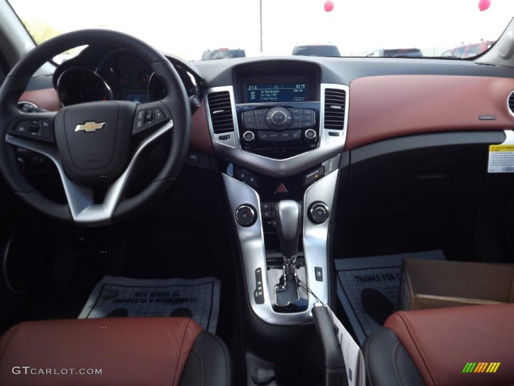 2012 Chevrolet Cruze LTZ/RS Jet Black/Brick Dashboard Photo #55966848