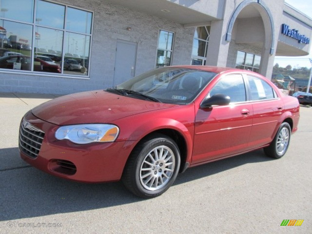 2005 Sebring Touring Sedan - Deep Red Pearl / Dark Slate Gray photo #2
