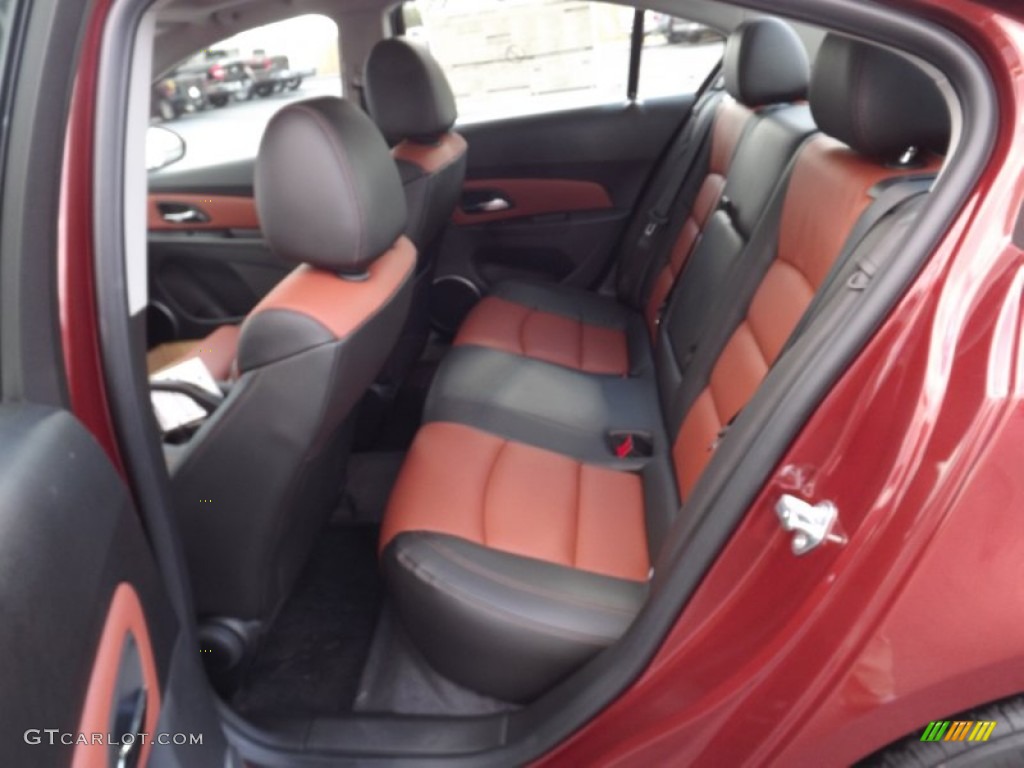 Jet Black/Brick Interior 2012 Chevrolet Cruze LTZ/RS Photo #55966881