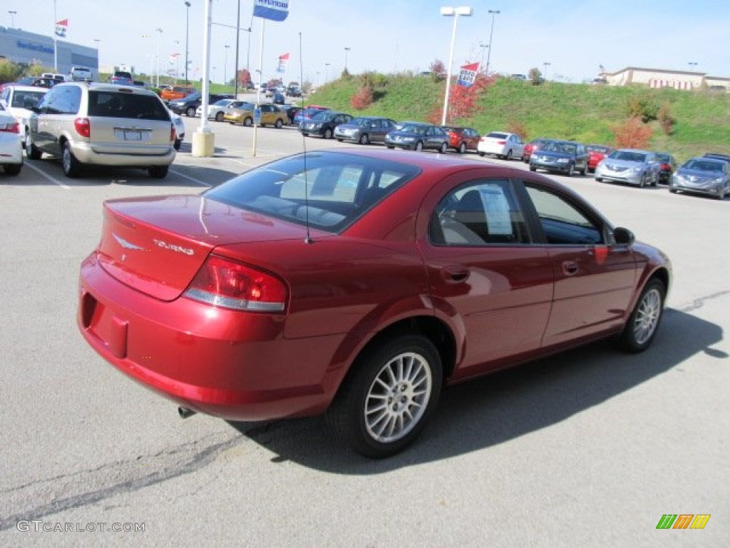 2005 Sebring Touring Sedan - Deep Red Pearl / Dark Slate Gray photo #7