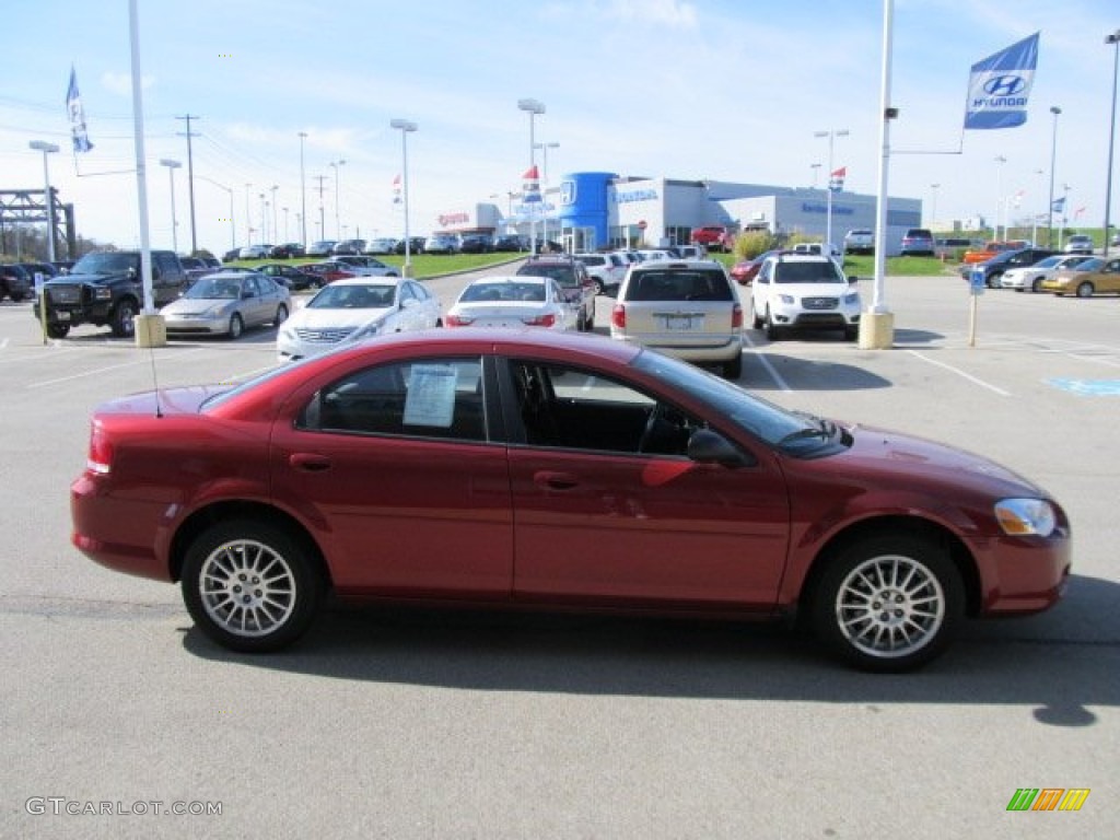 2005 Sebring Touring Sedan - Deep Red Pearl / Dark Slate Gray photo #8