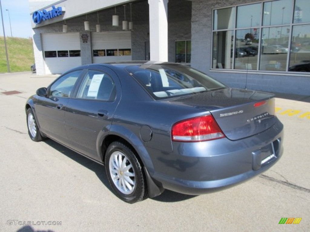 2002 Sebring LX Sedan - Steel Blue Pearl / Sandstone photo #5