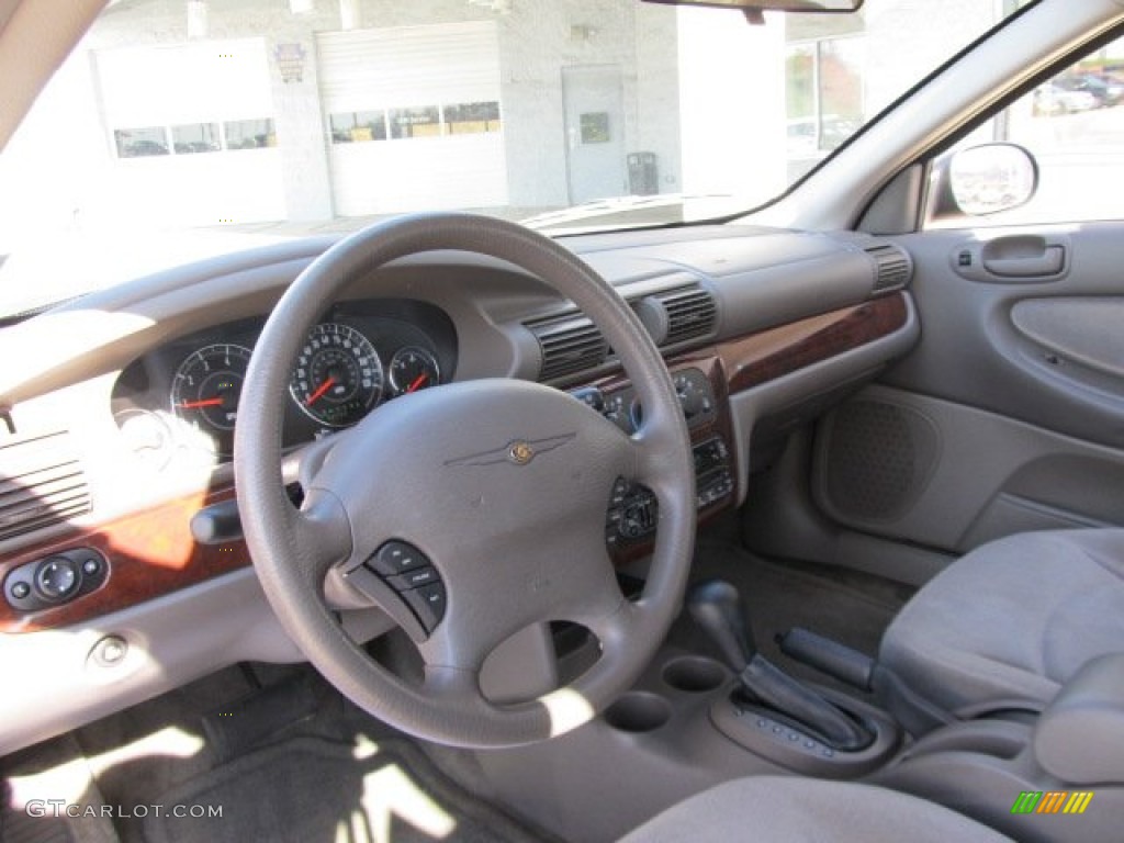 2002 Sebring LX Sedan - Steel Blue Pearl / Sandstone photo #13