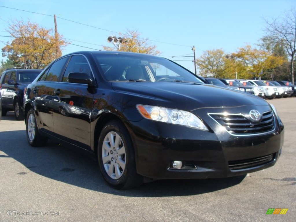 2007 Camry XLE - Black / Ash photo #8