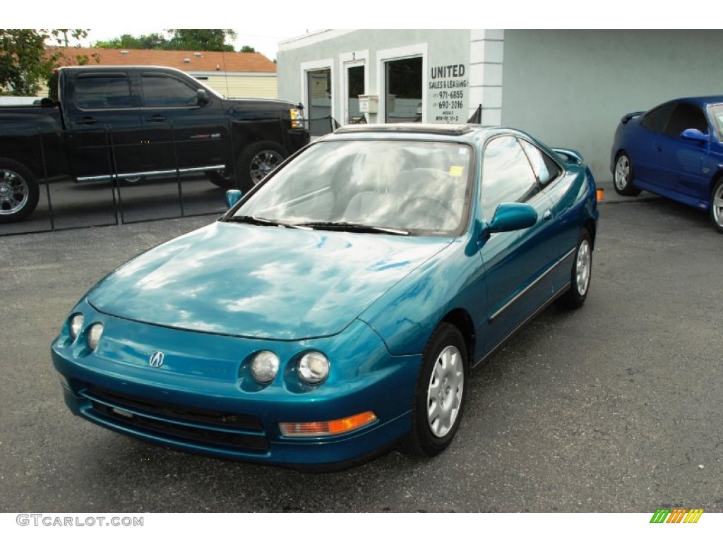 Paradise Blue Green Pearl 1994 Acura Integra LS Coupe Exterior Photo #55969596