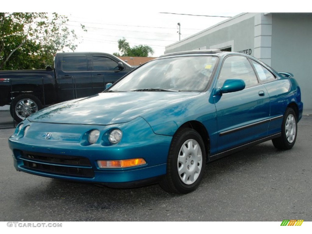 Paradise Blue Green Pearl 1994 Acura Integra LS Coupe Exterior Photo #55969631