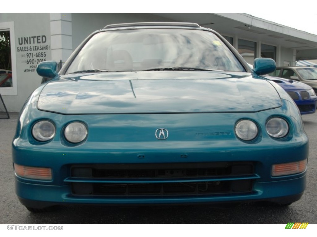 Paradise Blue Green Pearl 1994 Acura Integra LS Coupe Exterior Photo #55969656