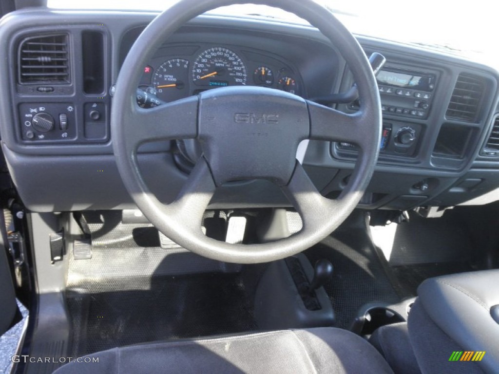 2005 Sierra 1500 Work Truck Regular Cab 4x4 - Deep Blue Metallic / Dark Pewter photo #11