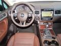 2011 Volkswagen Touareg Saddle Brown Interior Dashboard Photo