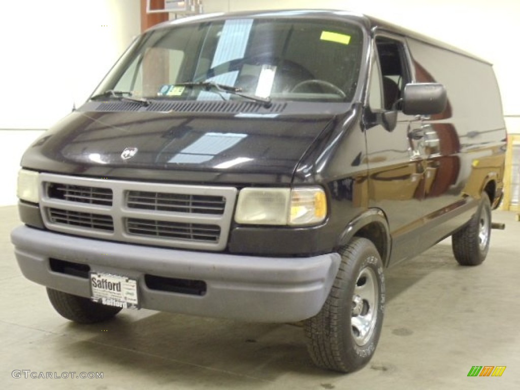 Black Dodge Ram Van