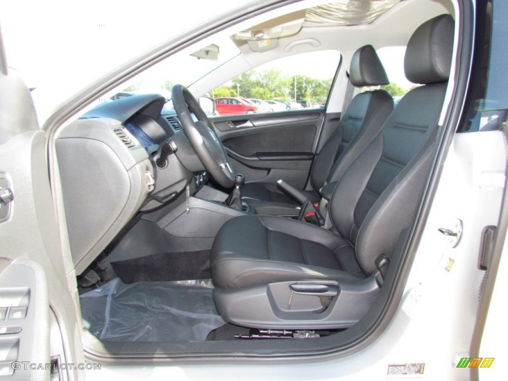 Titan Black Interior 2012 Volkswagen Jetta SE Sedan Photo #55971438
