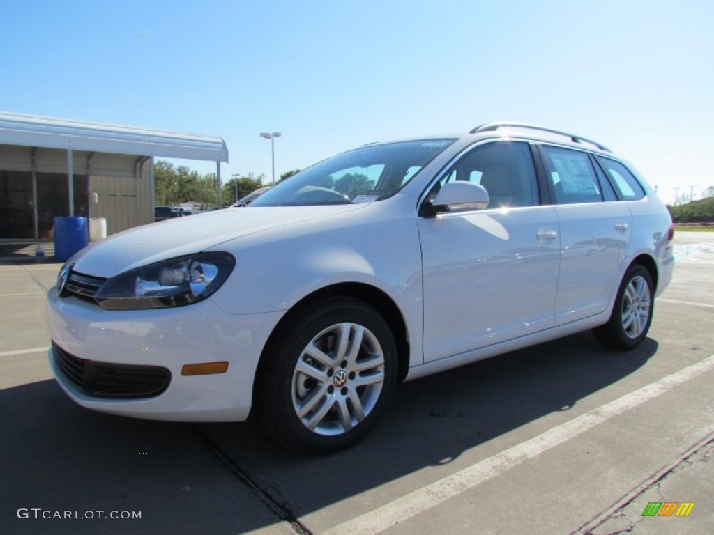 Candy White 2012 Volkswagen Jetta TDI SportWagen Exterior Photo #55971813