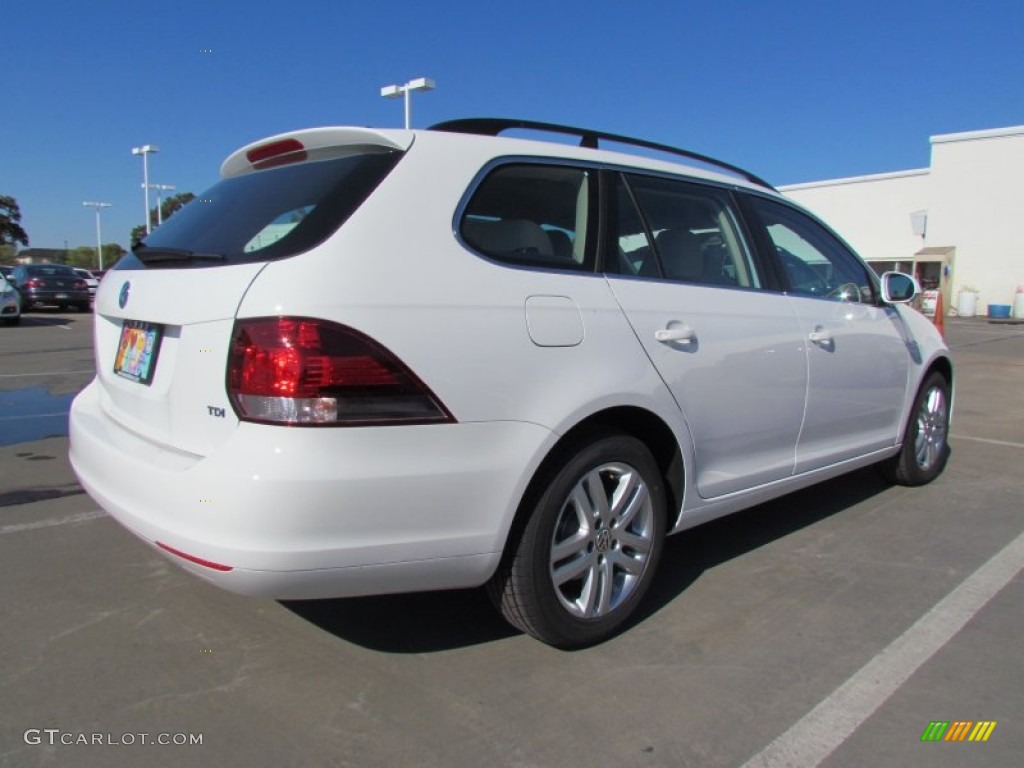 Candy White 2012 Volkswagen Jetta TDI SportWagen Exterior Photo #55971822