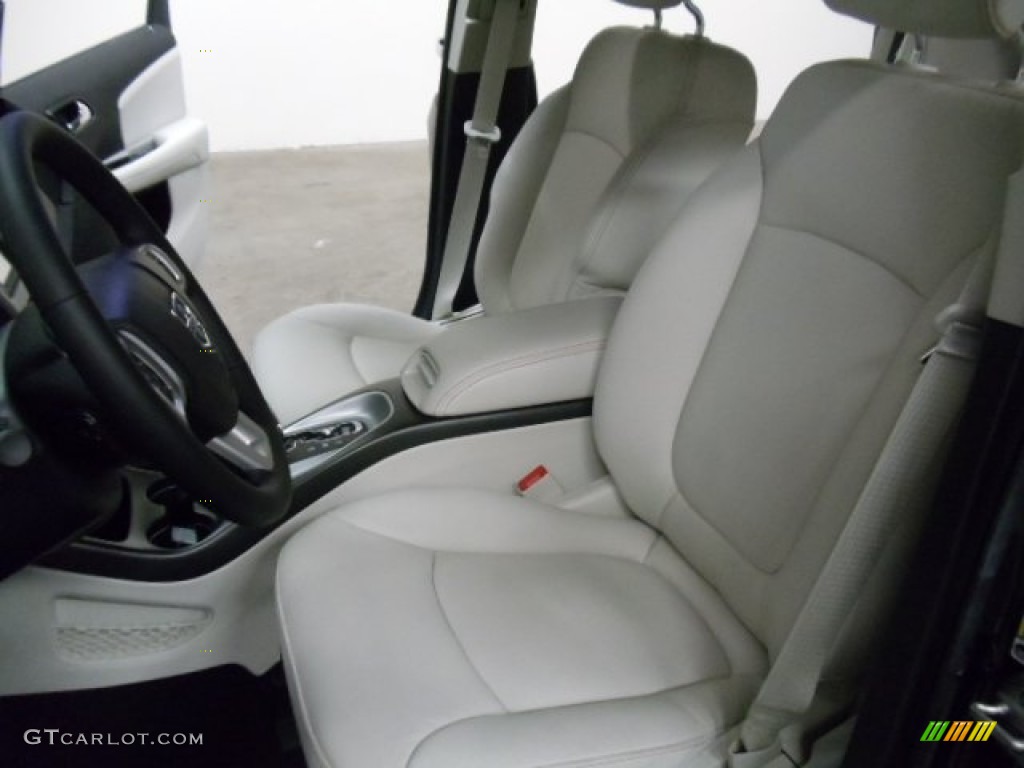 Black/Light Frost Beige Interior 2012 Dodge Journey Crew Photo #55972188