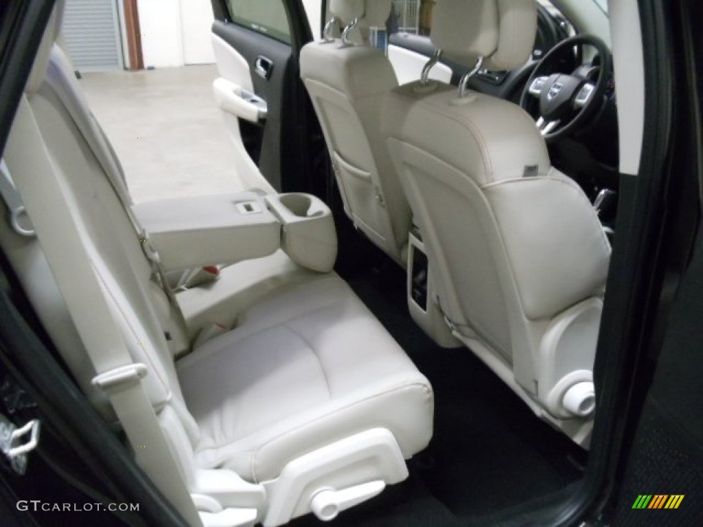 Black/Light Frost Beige Interior 2012 Dodge Journey Crew Photo #55972214