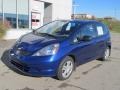Blue Sensation Pearl 2010 Honda Fit Standard Fit Model Exterior