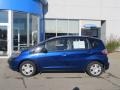 Blue Sensation Pearl 2010 Honda Fit Standard Fit Model Exterior