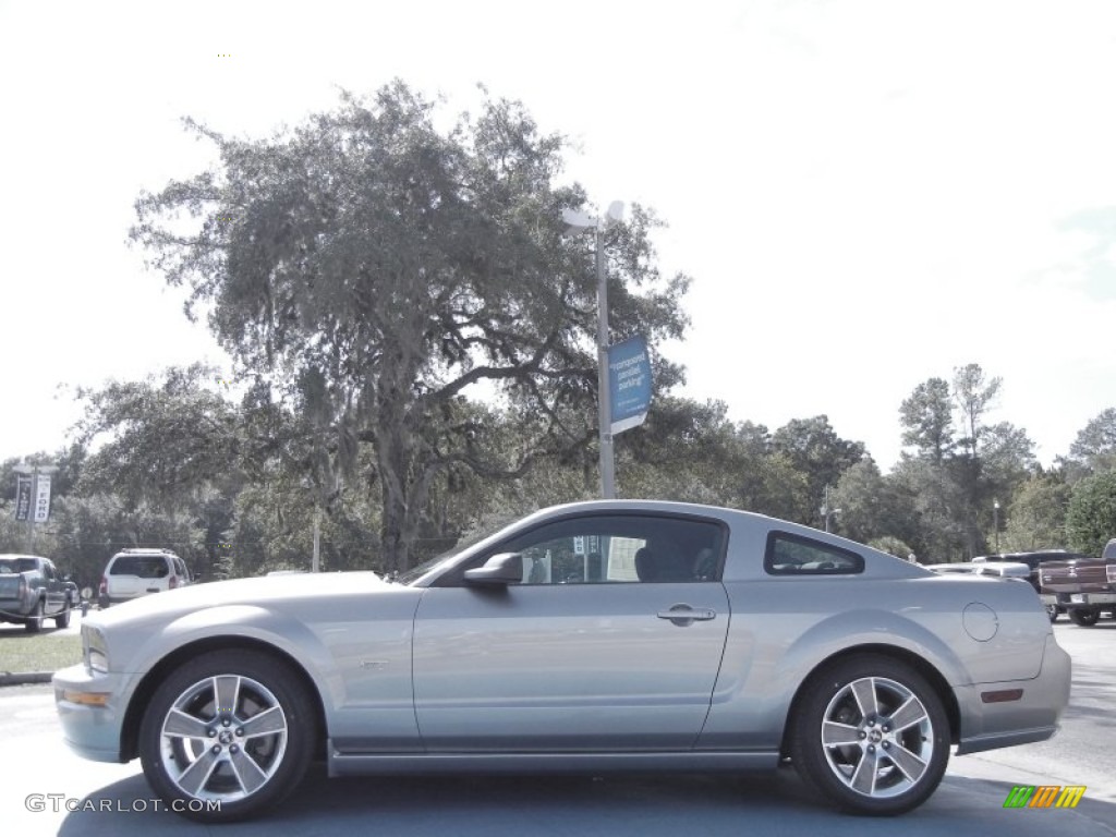 Vapor Silver Metallic 2008 Ford Mustang GT Deluxe Coupe Exterior Photo #55972956