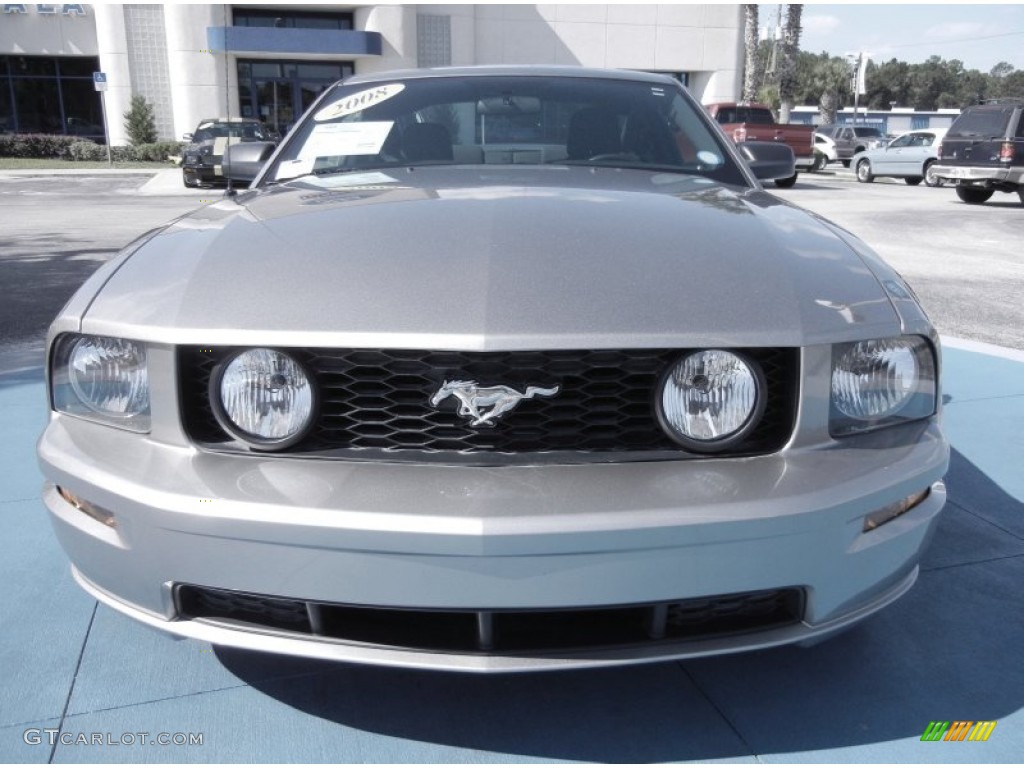 Vapor Silver Metallic 2008 Ford Mustang GT Deluxe Coupe Exterior Photo #55973014