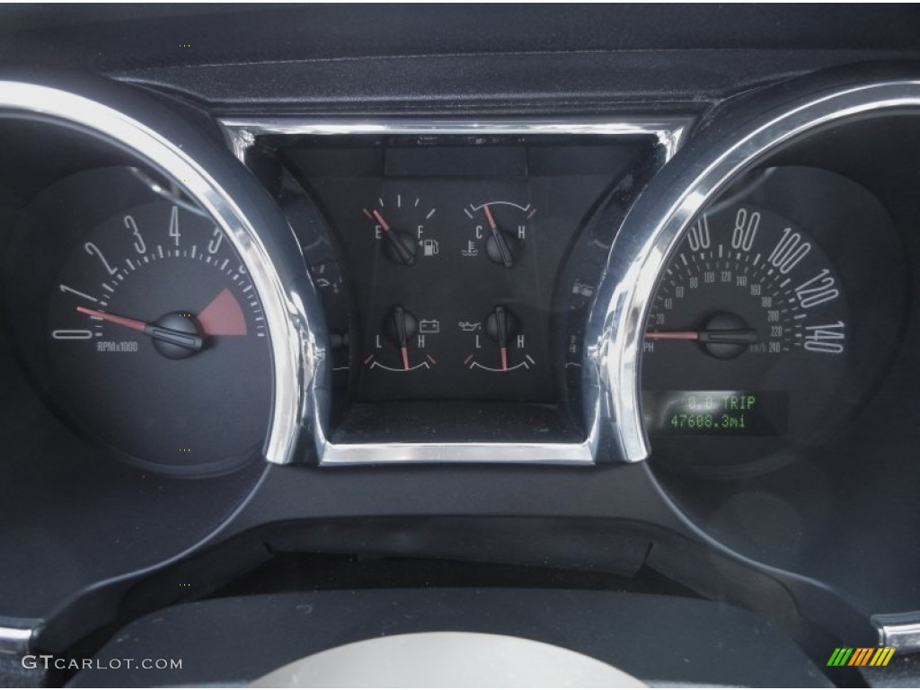 2008 Ford Mustang GT Deluxe Coupe Gauges Photo #55973119