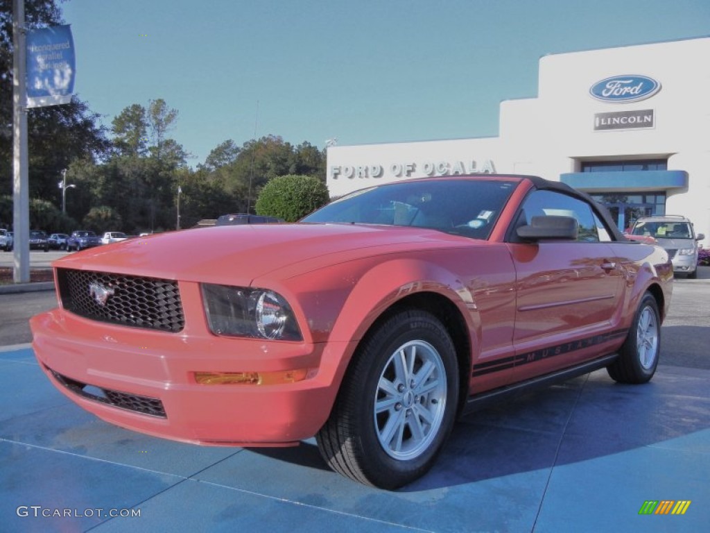 2006 Mustang V6 Premium Convertible - Torch Red / Light Graphite photo #1