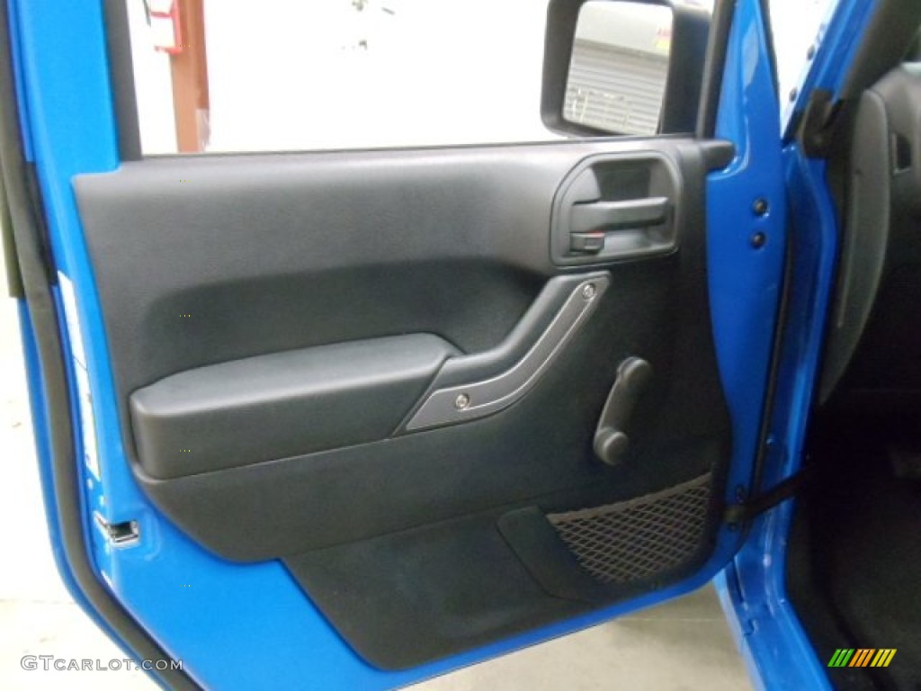 2012 Wrangler Sport S 4x4 - Cosmos Blue / Black photo #9