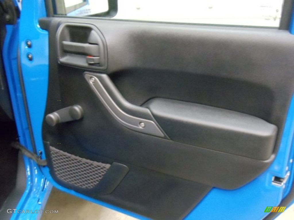 2012 Wrangler Sport S 4x4 - Cosmos Blue / Black photo #10