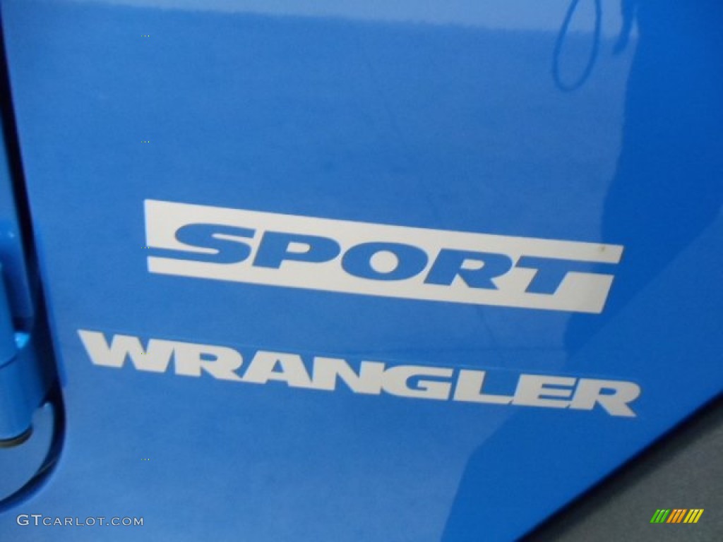 2012 Wrangler Sport S 4x4 - Cosmos Blue / Black photo #25