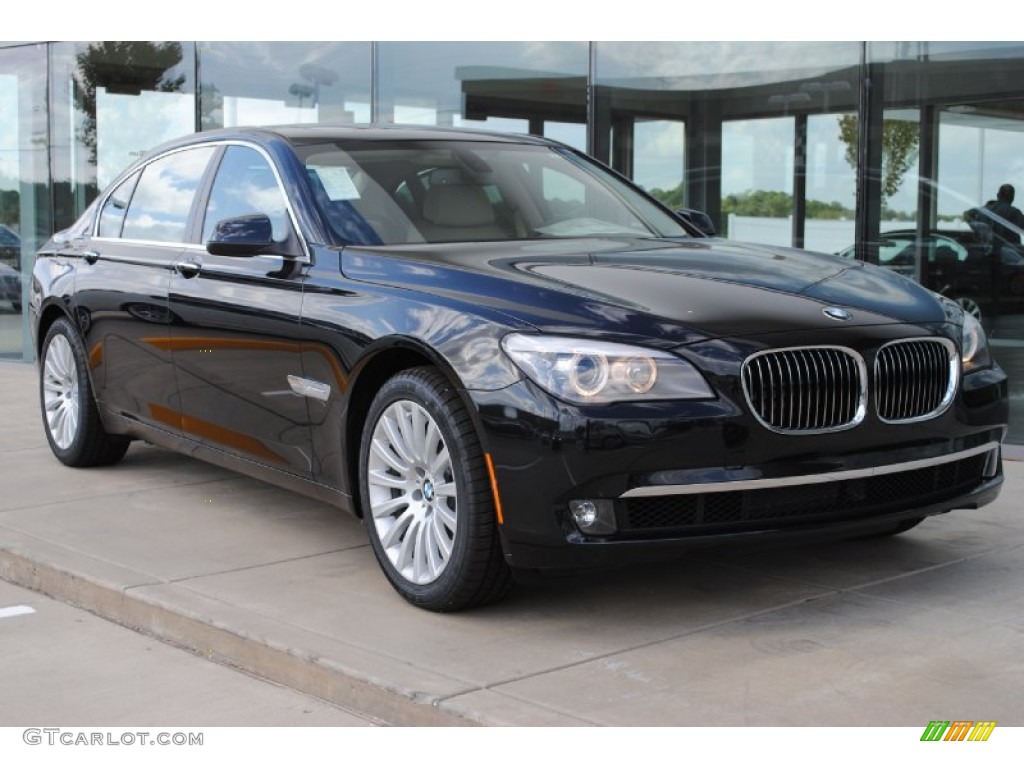 Black Sapphire Metallic 2012 BMW 7 Series 750Li Sedan Exterior Photo #55974418