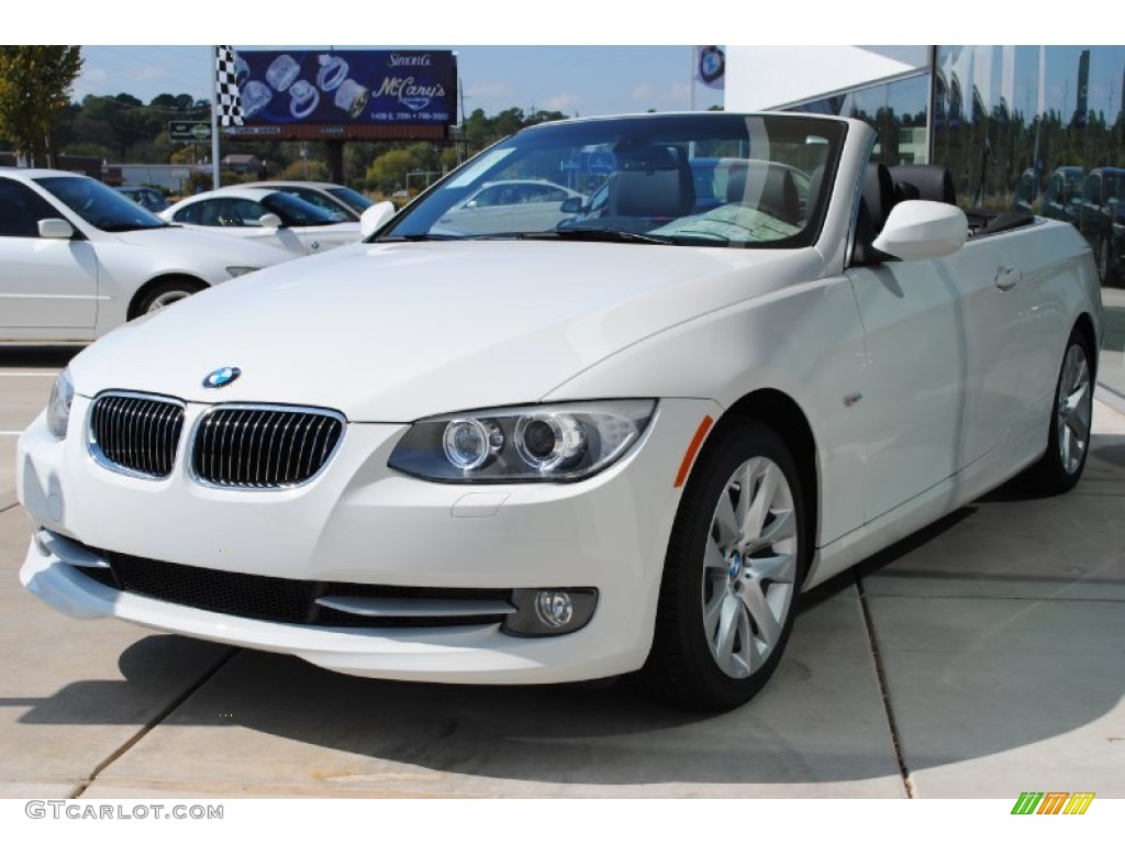 2012 3 Series 328i Convertible - Alpine White / Black photo #1