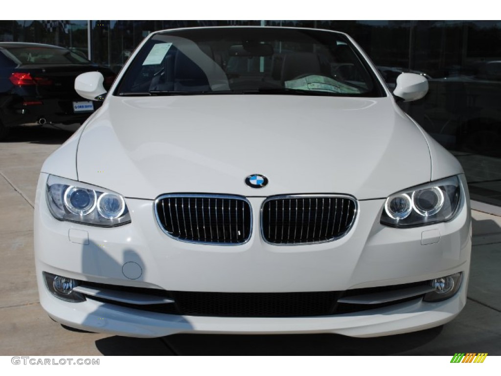 2012 3 Series 328i Convertible - Alpine White / Black photo #2