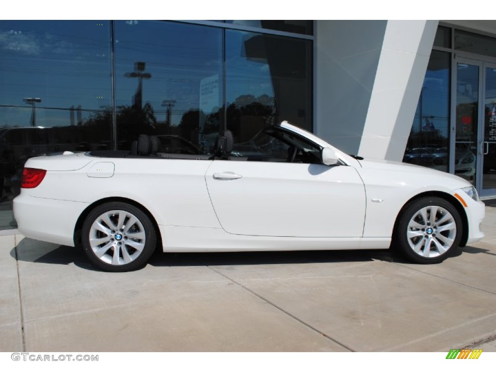 2012 3 Series 328i Convertible - Alpine White / Black photo #4