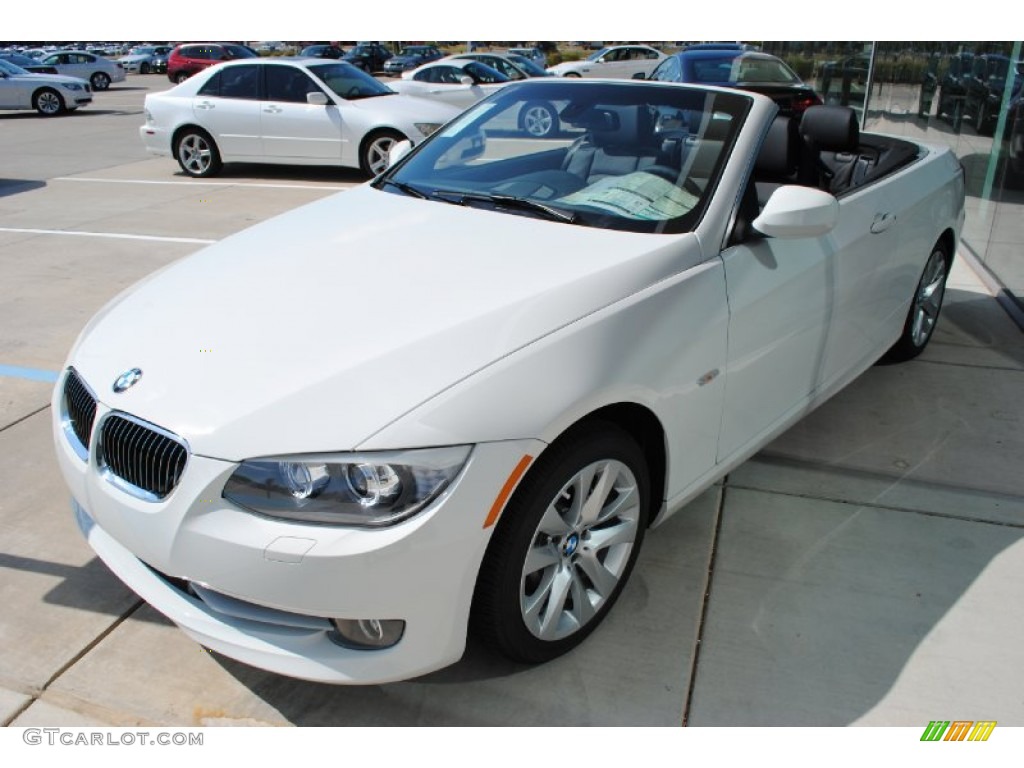 2012 3 Series 328i Convertible - Alpine White / Black photo #7