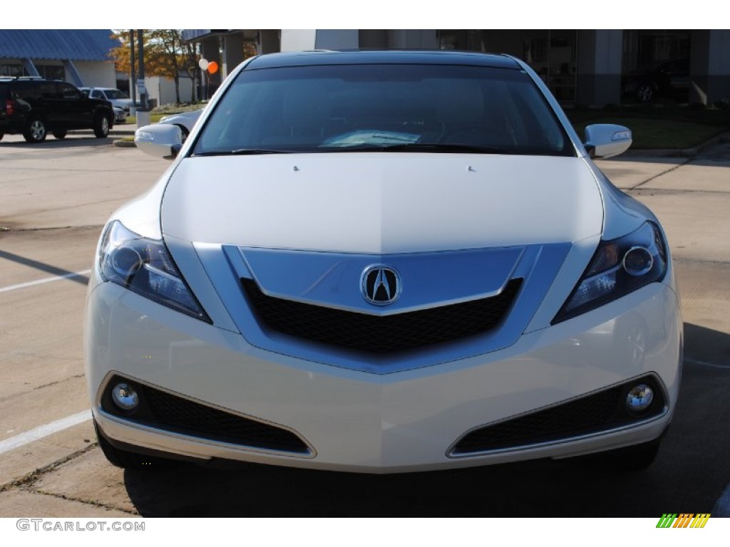 Aspen White Pearl II 2012 Acura ZDX SH-AWD Technology Exterior Photo #55975048