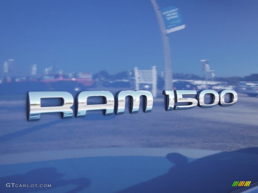 2007 Ram 1500 SLT Quad Cab - Electric Blue Pearl / Medium Slate Gray photo #9