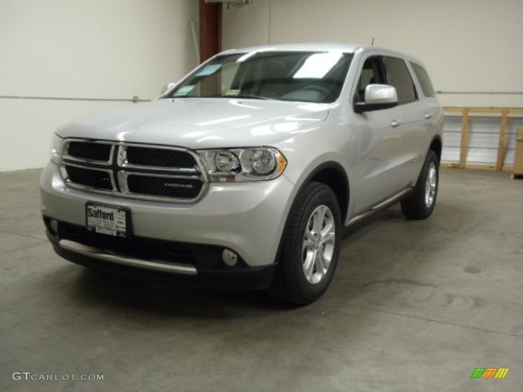 2012 Durango SXT - Bright Silver Metallic / Dark Graystone/Medium Graystone photo #1