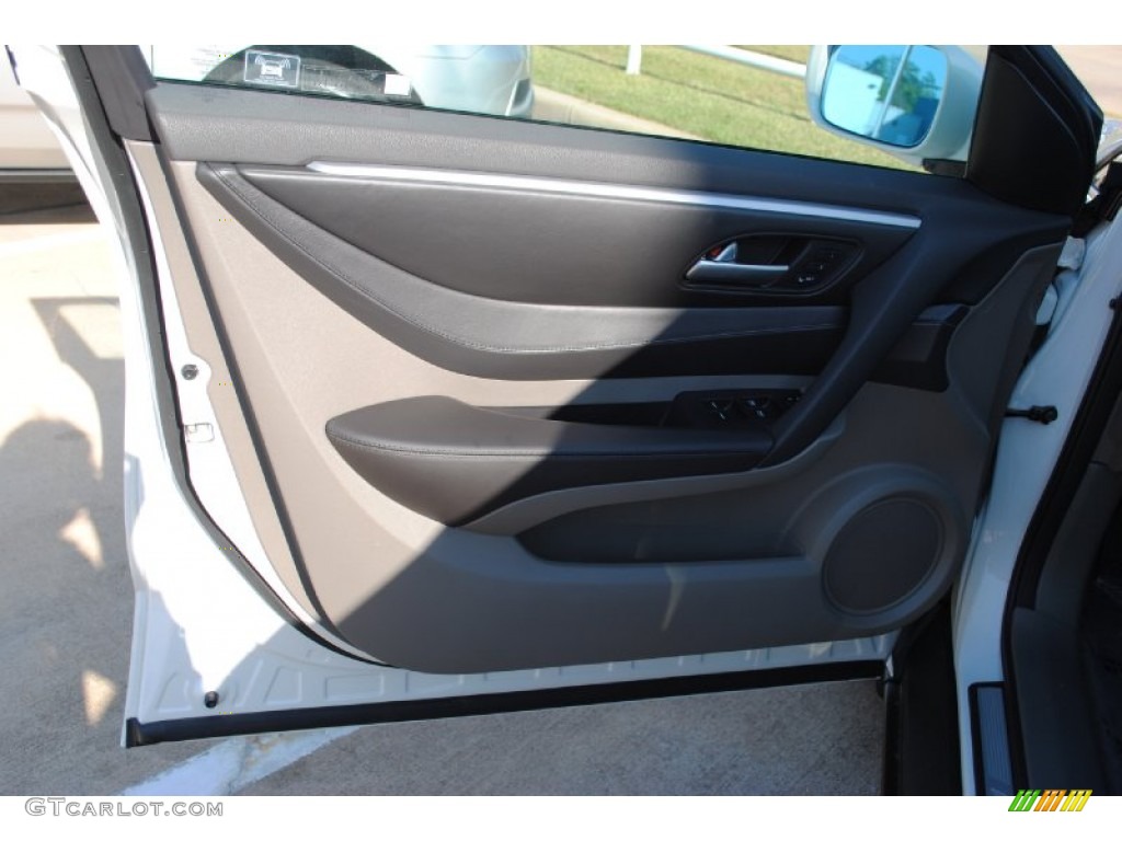 2012 Acura ZDX SH-AWD Technology Taupe Door Panel Photo #55975117