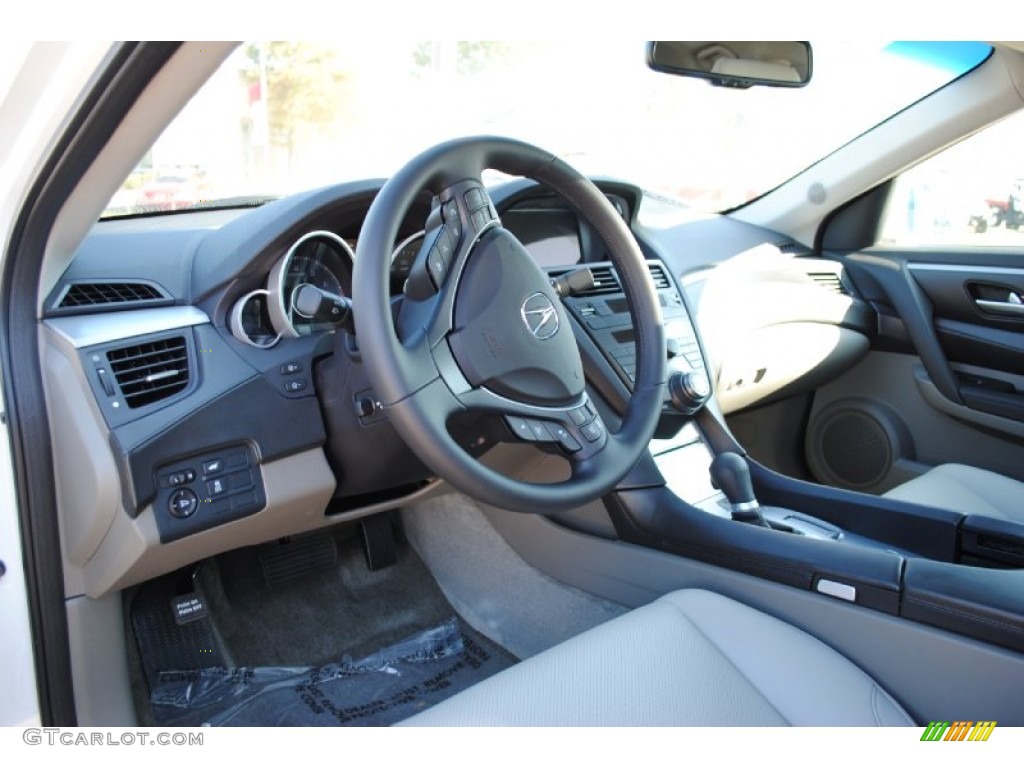 2012 Acura ZDX SH-AWD Technology Taupe Dashboard Photo #55975135