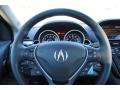 Taupe 2012 Acura ZDX SH-AWD Technology Steering Wheel