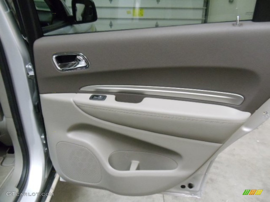 2012 Dodge Durango SXT Dark Graystone/Medium Graystone Door Panel Photo #55975195