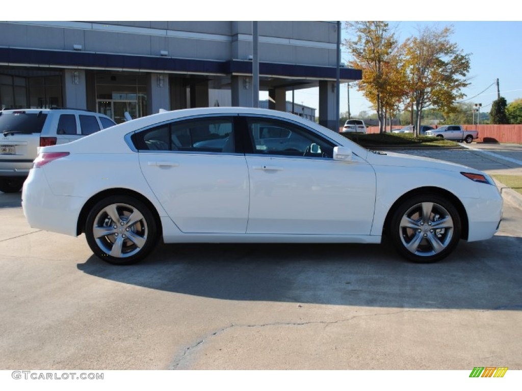 2012 TL 3.7 SH-AWD Technology - Bellanova White Pearl / Taupe photo #4